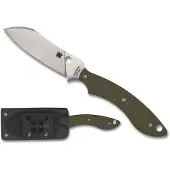 Spyderco Stok Drop Point FB50GPOD OD Green G10 coltello fisso, design di Sjoerd Stok