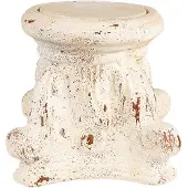 Clayre & Eef Tavolo per piante 22x22x21 cm Materiale ceramico beige