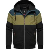 Ragwear Giacca per outdoor blu / verde / oliva / nero