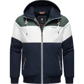 Ragwear Giacca per outdoor blu / verde / bianco