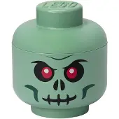 LEGO Piccola testa-contenitore scheletro - Verde