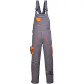 Portwest TX12 Texo Kontrast Latzhose Grigio Gr. M