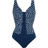 Sunmarin Costume intero blu scuro / bianco
