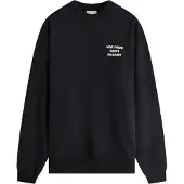 Drôle de Monsieur Felpa a girocollo in cotone con logo