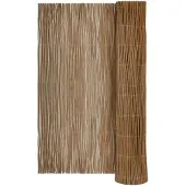 vidaXL Recinzione in vimini, 140 x 500 cm, naturale