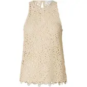 Selected Top Senza Maniche Donne Beige 38