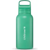 LifeStraw Go Stainless Steel Borraccia (1 l, turchese)