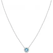 Morellato Collana Tesori Argento Zirconi Blu SAIW94 — Collana