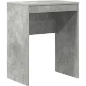 vidaXL Scrivania in cemento grigio 60 x 40 x 76 cm