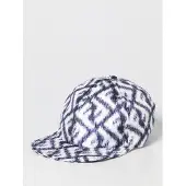 Fendi Cappello in seta con monogram FF all over