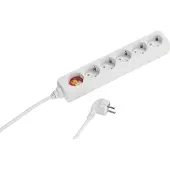 Vivanco ViVancoextension cord 6 sockets 1.4m, white (28258)