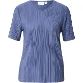 Vila Viplisa Pleated Top A Maniche Corte
