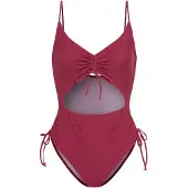 LASCANA Costume intero 'Gina' bacca