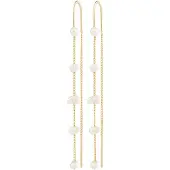 Pilgrim Orecchini 'Zenaia' oro / bianco perla