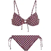 LASCANA Bikini crema / navy / bordeaux