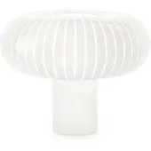 Kartell Lampada da tavolo Teresa, bianca, Ø 50 cm, PMMA riciclato