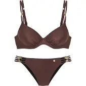 Jette Bikini marrone scuro