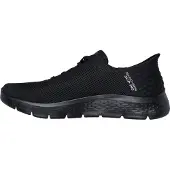 SKECHERS per uomo. 216324 Go Walk Flex Hands Up Slip-ins Scarpe nere (46), Nero, Basso, Stringhe, Casual, Sportivo, Multisport