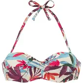 LASCANA Top per bikini crema / blu chiaro / verde scuro / lilla / rosa