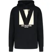Valentino Felpa Chez in cotone con logo