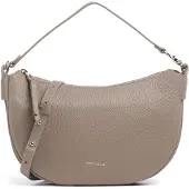 Coccinelle C-Easy Borsa a spalla Vera Pelle 25 cm grigio