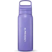 LifeStraw Go Stainless Steel Borraccia (700 ml, lilla)