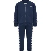 Hummel Tuta da jogging blu notte / bianco