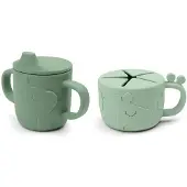 Done by Deer Tazza Friends Spout/snack Set Deer