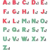 Smoby 48 Lettere Magnetiche