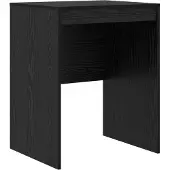 vidaXL scrivania look rovere nero 60 x 50 x 76 cm