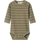 Lil´ Atelier Tutina / body per bambino 'NBMKail' cachi / oliva