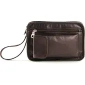 Harold's Country Borsa da uomo Vera Pelle 23 cm nero