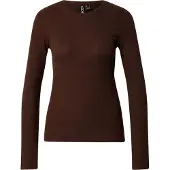 Pieces Top A Maniche Lunghe | Marrone | S