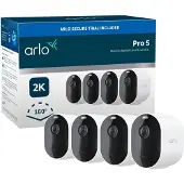Arlo Pro5 Kit 4 Telecamere 1 Mese Smart