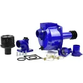 GEKO Pompa meccanica autoadescante con puleggia 2" G81467