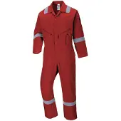 Portwest C814 Iona Baumwoll Tuta rossa Gr. S