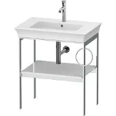Duravit WT4543R8585 Consolle in metallo da terra Tulipano bianco