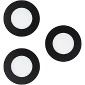 Eglo connect Luci LED da incasso Fueva-Z, nero, 3 pezzi