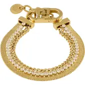 Liu Jo Gold Plated Triple Bracciale da donna Fashion LJ2644