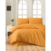 L'essentiel Maison , Mustard- PTK3223, Senape, Copripiumini, 100% cotone rinforzato