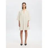 Selected Vestito Mini Donne Beige 40