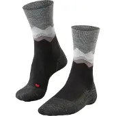 Falke TK2 Crest Calze da trekking Uomo (46-48, grigio/nero)