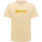Santini Coloured Branded T-Shirt T-shirt (L, beige)