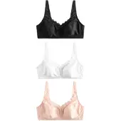 Next Reggiseno rosa / nero / bianco