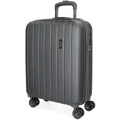 Movom VALIGIA ANS VALIGIA 55CM 4R WOOD ANTRACITE