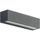 Arcchio , applique a LED Lengo, 25 cm, 1 lampada, antracite, CCT