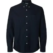 Selected Camicia A Maniche Lunghe Uomini Blu S
