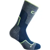 CMP Trekking Sock Wool Mid Calze da trekking (36-38, blu)