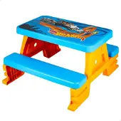 Hot Wheels Tavolo Da Picnic Per Bambini