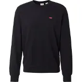 Levi's Felpa 'Original Housemark Crewneck Sweatshirt' rosso / nero / bianco